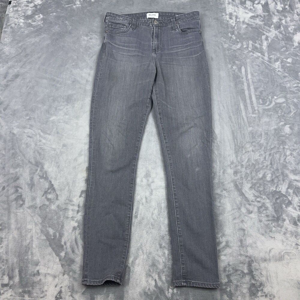 Big Star Nova Jeans Womens Size 28 Gray Ella High Rise Skinny Stretch 5 Pocket